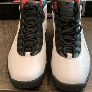 Air Jordan Retro 10 White Varsity Red Black